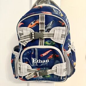 Pottery Barn Kids Hot Wheels ETHAN Mini Backpack